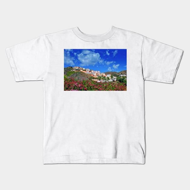 Torrox Costa Del Sol Andalusia Spain Kids T-Shirt by AndyEvansPhotos